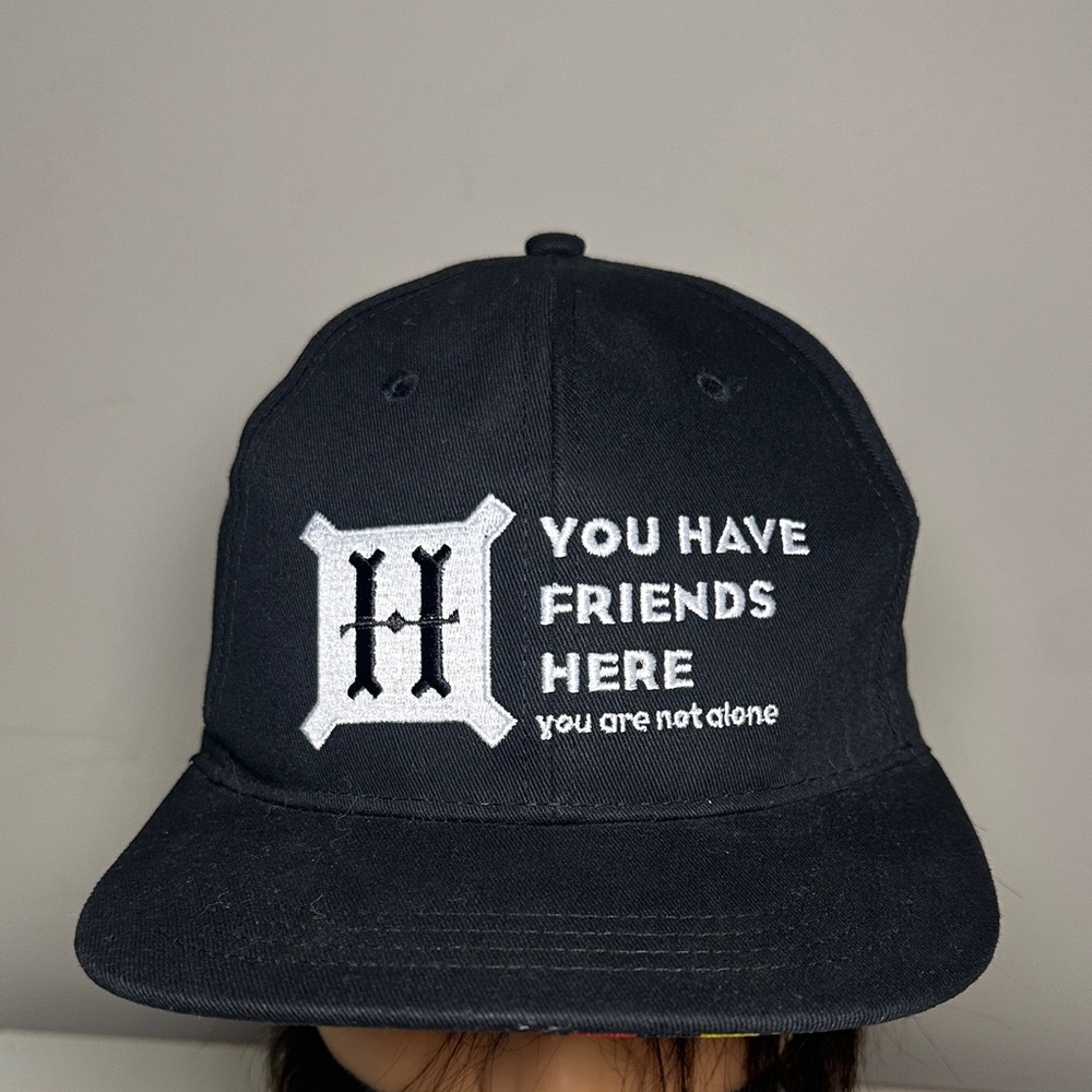 Harry Potter Gryffindor Black Baseball Cap with White Embroidery